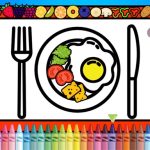 Color and Decorate Dinner Plate